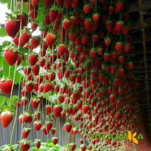 Клубника ампельная Анастасия купить по цене от 370р. в интернет-магазине «Посадика» с доставкой почтой в в Шиханые и по всей России – [изображение №1].